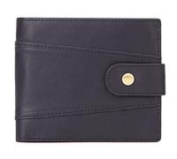 CWLPSL Pince à Billets, Portefeuille de Poche Avant, Portefeuille Fin en Cuir avec Aimant Puissant pour Homme (Couleur : Noir, Taille : 12 x 10 x 2,5 cm)