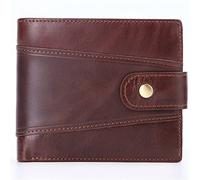 CWLPSL Pince à Billets, Portefeuille de Poche Avant, Portefeuille Fin en Cuir avec Aimant Puissant pour Homme (Couleur : Noir, Taille : 12 x 10 x 2,5 cm)