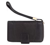 CWLPSL Pochette Longue en Cuir pour Homme, Portefeuille, Porte-Monnaie, Passeport, Affaires, téléphone Portable, Porte-Cartes de crédit (Couleur : Marron, Taille : 18 x 4 x 10,5 cm)