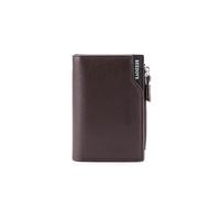 CWLPSL Portefeuille Court pour Homme, Sac Multifonction à Fermeture éclair, Sac d'identité Multi-Cartes (Couleur : B)