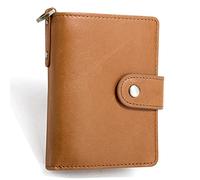 CWLPSL Portefeuille de sécurité en Cuir pour Homme avec Blocage RFID (Couleur : Marron, Taille : 12 x 3 x 9 cm)