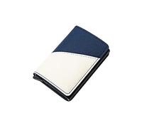 CWLPSL Portefeuille en Cuir antivol bloquant Le Portefeuille Intelligent pour Hommes, Portefeuille Vintage en Cuir PU Unisexe, informations de sécurité, Mini Porte-Monnaie en Aluminium (Couleur : C)