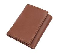 CWLPSL Portefeuille en Cuir Portefeuille rétro Portefeuille en Cuir Style Portefeuille Court Pochette décontractée Porte-Monnaie Sac pour Hommes (Couleur : Marron)