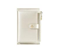 CWLPSL Portefeuille en Cuir PU avec Fermeture éclair pour Femme - Porte-Monnaie Court pour Dames - Porte-Cartes Multifonction - Mini Pince à Billets (Couleur : D) (C)