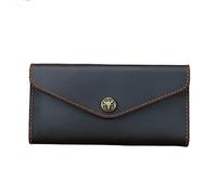 CWLPSL Portefeuille enveloppe pour Hommes et Femmes, Sac pour téléphone Portable, Portefeuille rétro Long, Pochette, Sac pour Cartes (A, 9 x 2 x 17,8 cm)