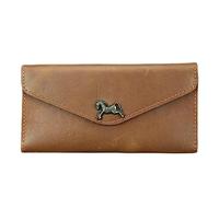 CWLPSL Portefeuille enveloppe pour Hommes et Femmes, Sac pour téléphone Portable, Portefeuille rétro Long, Pochette, Sac pour Cartes (A, 9 x 2 x 17,8 cm)