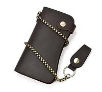 CWLPSL Portefeuille Long antivol pour Homme, Pochette de Grande capacité, Portefeuille Multi-Cartes, Sac pour téléphone Portable (Couleur : D Taille : 19 x 2,5 x 10 cm)