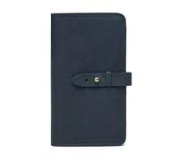 CWLPSL Portefeuille Long en Cuir de Vache pour Homme, Organiseur, décontracté, rétro, Pince à Billets, Cadeau préféré pour Homme (Couleur : A, Taille : 19 x 11 x 2 cm)