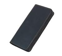 CWLPSL Portefeuille Long Fait Main pour Homme, Pochette rétro Multi-Cartes, Portefeuille d'affaires de Grande capacité (Couleur : D, Taille : 17 * 9 * 2 cm)