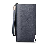 CWLPSL Portefeuille Long pour Homme, Grande capacité, Porte-Cartes, Sac pour téléphone Portable, Pochette (Couleur : D)