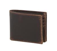 CWLPSL Portefeuille Marron pour Homme avec Pince à Billets, Porte-Cartes, Porte-Monnaie Court, Porte-Monnaie Portable avec Pince à Cartes