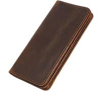 CWLPSL Portefeuille pour Homme Fait Main, Portefeuille Long Multi-Cartes, Pochette d'affaires, Portefeuille de Grande capacité (Couleur : C, Taille : 18 * 9 * 1,5 m)