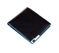 CWLPSL Portefeuille pour Homme Mince et Fin, Pochette Longue pour Homme, Porte-Monnaie, Porte-Cartes (Noir, 12 cm x 10 cm x 1 cm)