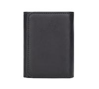 CWLPSL Portefeuille pour Homme - RFID en Cuir véritable Mince à Trois Volets avec fenêtre d'identification et emplacements pour Cartes pour père Fils Mari Cadeau (Couleur : Noir, Taille : 11 * 8CM)