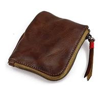 CWLPSL Portefeuille rétro littéraire Peint à la Main à l'ancienne avec Mini Pince à Sac à Main délavée (A, 10 * 8 * 6 * 2 cm)