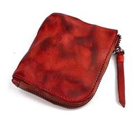 CWLPSL Portefeuille rétro littéraire Peint à la Main à l'ancienne avec Mini Pince à Sac à Main délavée (A, 10 * 8 * 6 * 2 cm)