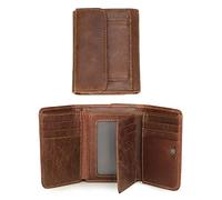 CWLPSL Portefeuilles de Voyage en Cuir pour Hommes, Design Fin, Porte-Cartes de crédit RFID, Portefeuille pour Hommes, Cadeau (Couleur : B, Taille : 11 x 8,5 cm)