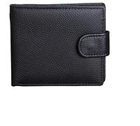 CWLPSL Portefeuilles pour Femmes Menwallet en Cuir véritable Portefeuille Court Moraillon Masculina Bourse de Luxe Homme (Couleur : Marron)