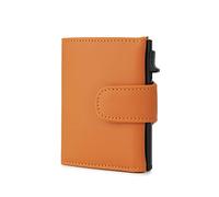 CWLPSL Portefeuilles pour Femmes Portefeuilles en Cuir véritable pour Hommes Porte-Cartes Portefeuille à Trois Volets Sacs d'argent Smart Slim Mince Poche à Monnaie Portefeuille Bourse (Couleur :