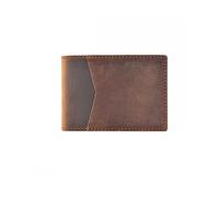 CWLPSL Portefeuilles pour Hommes Faits à la Main en Cuir véritable Couverture de permis de Conduire Porte-Carte Gaine en Cuir concis Conception Ancienne Mode recommandée(Color:C)