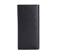 CWLPSL Portefeuilles pour Hommes Portefeuille en Cuir pour Hommes Slim Long, Ultra-Mince Grande capacité, Porte-Billets, chéquier Vertical Polyvalent Polyvalent à Deux Volets