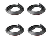 CWMAD 4 Pièces Bande de Passage de Roue pour Citroen Nemo Estate 2009-2020, Garniture D'arche de Roue Empêchant Les Rayures et Bloque la Boue,Black-4cm