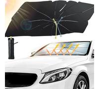 CWMBM Pare Soleil Voiture Pare Brise Avant pour Tesla Model 3 Highland 2024,Parapluie Pare Soleil Voiture Pare-Soleil Voiture Pare Soleil Pare Brise Avant Parapluie Soleil