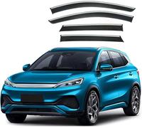 CWMMS Déflecteurs d'air pour BYD ATTO3 2023 2024 2025, Déflecteurs de Vent pour Vitres de Voiture Protection Contre la Pluie Pare-Soleil Accessoires de Voiture