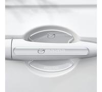 CWMMS Film Protecteur pour Poignée de Porte de Voiture pour Mazda 2 3 5 6 Atenza BT-50, Film de Protection Anti-Rayures et Étanche pour Poignée de Porte de Voiture,A