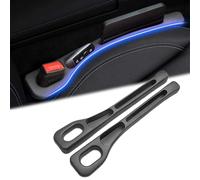 CWMMS Lot de 2 Bandes de Remplissage pour Siège de Voiture pour Porsche Cayenne 2018-2024, Bandes de Remplissage Anti-fuite Bandes de Remplissage des Coutures Latérales,Bla-ck