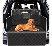 CWMQA Housse Protection Coffre Voiture Chien pour Renault Kadjar 2016-2023,Coffre Anti-déchirure et Imperméable Antidérapante Tapis Accessories,A/Blackwhite