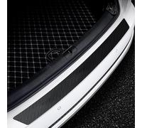 CWMQA Protection Pare Choc Voiture pour Mini Clubman F54 (4door) 2.Generation 2016-2021,Bandes Décoratives Anti Rayures en Fibre de Carbone pour Seuil de Coffre Accessoires,A/104cm*7cm