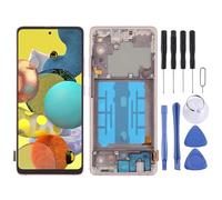 CWONCONGOIN Accessoires de rechange pour téléphone portable Galaxy A51 5G SM-A516 6,4" OLED LCD écran numériseur Assemblée complète avec cadre de réparation