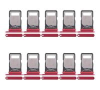 CWONCONGOIN Accessoires de remplacement de téléphone portable pour Motorola Edge 40 XT2303-2 10 pièces plateau de carte SIM + plateau de carte SIM (rouge)
