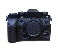 CWONCONGOIN Étui de protection de rechange pour appareil photo FUJIFILM X-T5 6,35 mm filetage PU cuir Demi-étui base