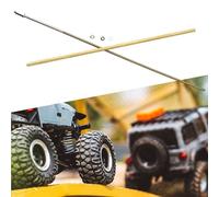 CWOQOCW Arbre flexible CW pour bateau RC - Câble flexible dans le sens des aiguilles d'une montre avec écrou d'hélice, tube en cuivre - Tête de balle en acier inoxydable pour véhicule miniature (350