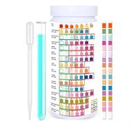 CWOQOCW Bandelette de test 16 en 1 pour l'eau potable, kit de test d'eau domestique avec 16 fonctions principales pour l'eau potable, test de qualité de l'eau de piscine (50 pièces)