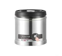 CWOQOCW Boîte de rangement hermétique pour café - 750 ml à 1600 ml - Bocal scellé sous vide avec pompe à air comprimée pour la cuisine (argent, 1600 ml)