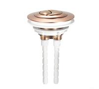 CWOQOCW Bouton de réservoir de chasse d'eau double tige de 100 mm, bouton poussoir de rechange pour réservoir de salle de bain, économe en eau pour double valve de chasse d'eau compatible avec les