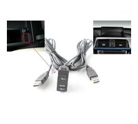 CWOQOCW Câble d'extension de type C et USB pour système de navigation BMW, ABS moulé par injection, câble de 150 cm, noir