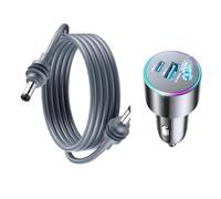 CWOQOCW Chargeur de voiture 20 V pour Starlink pour mini, kit de câble d'alimentation CC 12-24 V vers 20 V, prise de charge rapide avec affichage numérique pour voyage en plein air (QC 3 à 5 mètres)