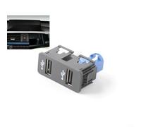 CWOQOCW Chargeur de voiture double USB pour BMW pour Mini Cooper 84109376437 Interface audio de rechange 5 V ABS Noir