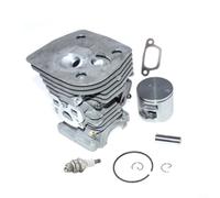 CWOQOCW Cylindre de tronçonneuse 47 mm pour kit de piston pour 455 455E 460 pour RANCHER pour JONSERED CS2255 Structure d'anneau double couche pour outil électrique extérieur Accessoire