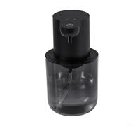 CWOQOCW Distributeur de savon moussant automatique sans contact 400 ml avec chargement USB, design étanche IPX5, 4 niveaux réglables pour salle de bain et cuisine, support mural blanc (style mousse