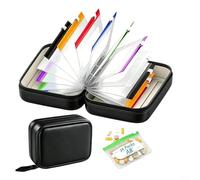 CWOQOCW Élégant sac de rangement étanche en EVA transparent pour le stockage de médicaments, étui de voyage discret avec design fourre-tout pour la vie privée, noir (pochette de rangement noir)