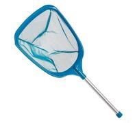 CWOQOCW Épuisette de piscine, outil de retrait de feuilles, avec poignée en aluminium de 31 cm et maille ultra fine profonde pour enlever les feuilles et les débris dans les spas, jacuzzis, piscines
