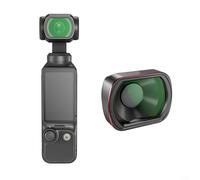 CWOQOCW Filtre macro pour objectif DJI Pocket 3, accessoire de photographie professionnel en gros plan cadre en aluminium léger macro filtre pour cardan d'appareil photo