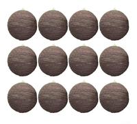 CWOQOCW For Festive Touch Sapin de Noël en corde de jute, style bohème pour suspendre des décorations (marron)