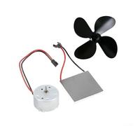 CWOQOCW Générateur de ventilateur de poêle, ventilateur de cheminée alimenté par la chaleur, générateur électrique, ensemble d'accessoires de moteur pour poêle alimenté par la chaleur, brûleur à bois
