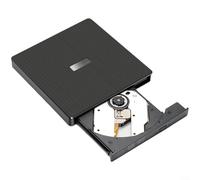 CWOQOCW Graveur DVD externe USB 30, lecteur CD RW pour ordinateur portable, plug-and-play, design fin et portable, noir